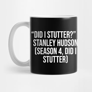 the office funny quote Mug